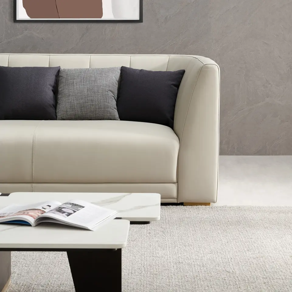 Lasted Design Modern Comfortable Upholstered Sectional Sofa Set Furniture Living Room
