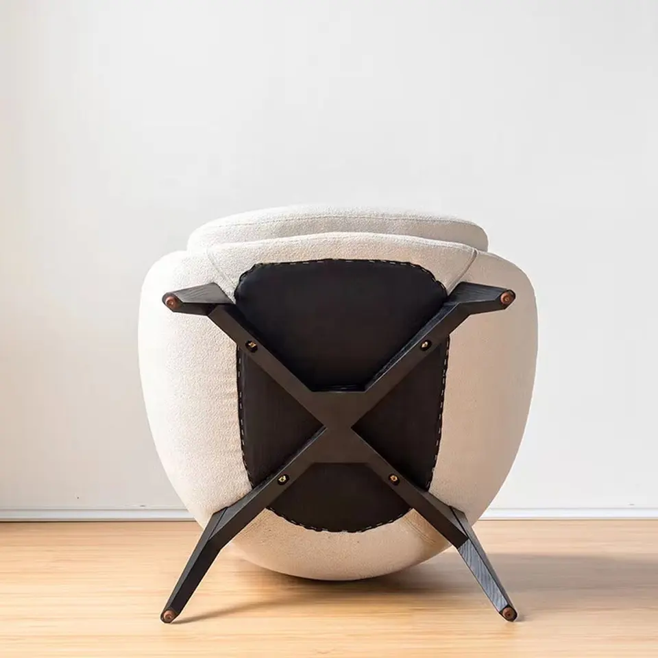 Modern luxury armchair Nordic Style Living room Bedroom Velvet Fabric Lounge Chair Leisure Sofa Chair
