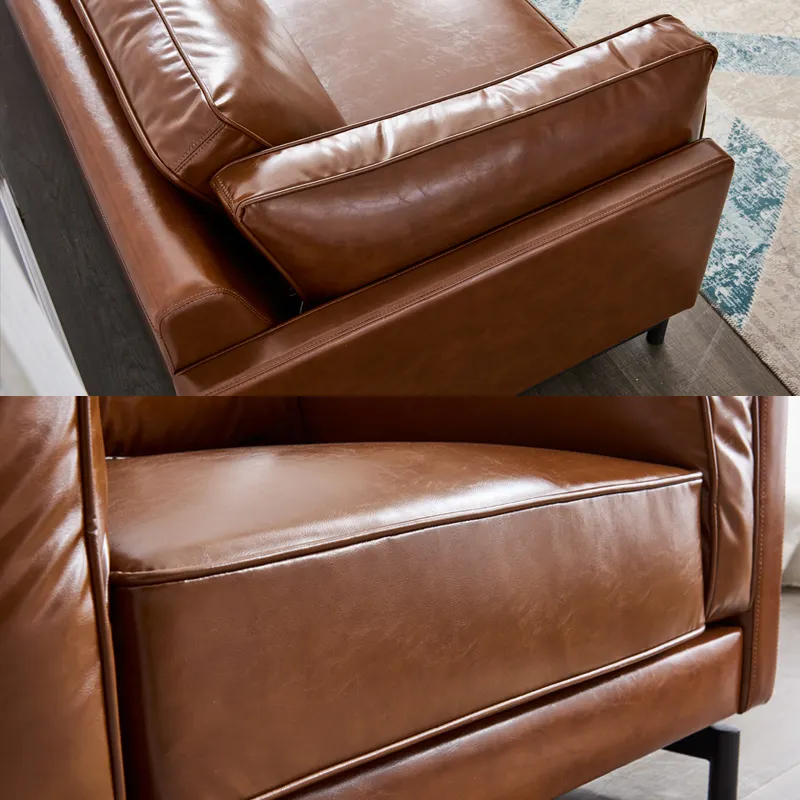 Factory direct sales of modern business reception leather sofa