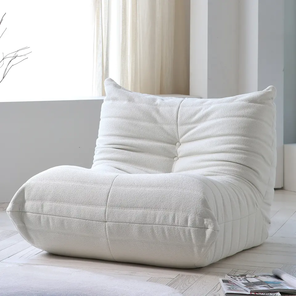 Hot sales tatami chair Nordic Style couch living room 3 seat sofa love seat tatami sofa relax lazy sofa floor couch