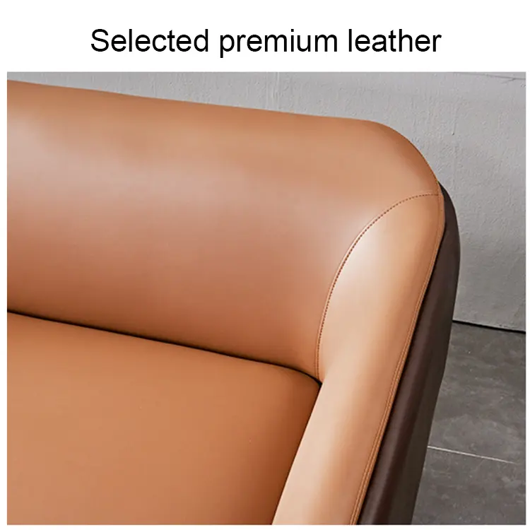 Comfortable modern high quality leather furniture sets living room sofas