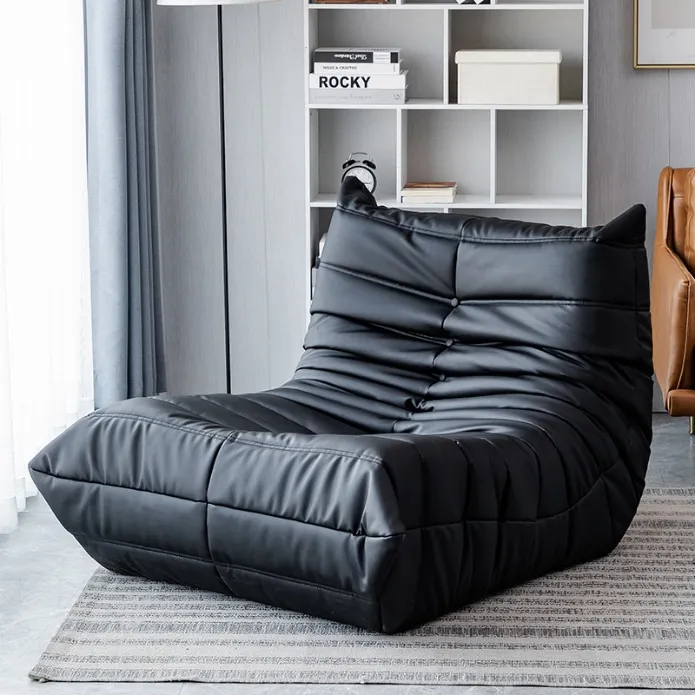 Best selling living room teddy velvet relax floor sofa chenille ergonomic single seater tatami sofa set