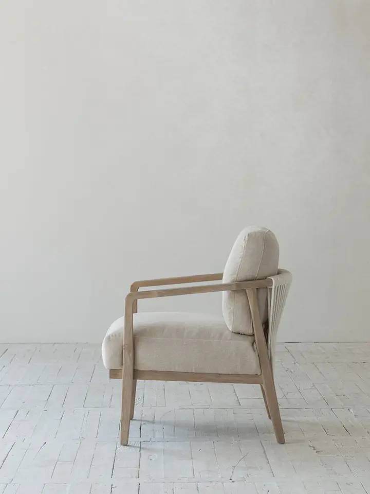 European smoky grey oak fabric minimalist wooden nordic lounge chair accent leisure chairs occasional chair