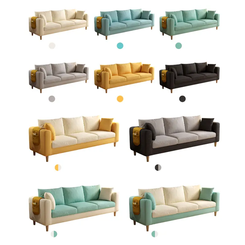 New design furniture modern fabric design sofa 1 set design living room sofa-fabrics