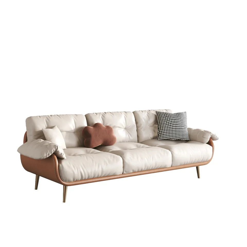 Technology fabric Upholstered Modern funiture Sectional Sofa set for Living Room