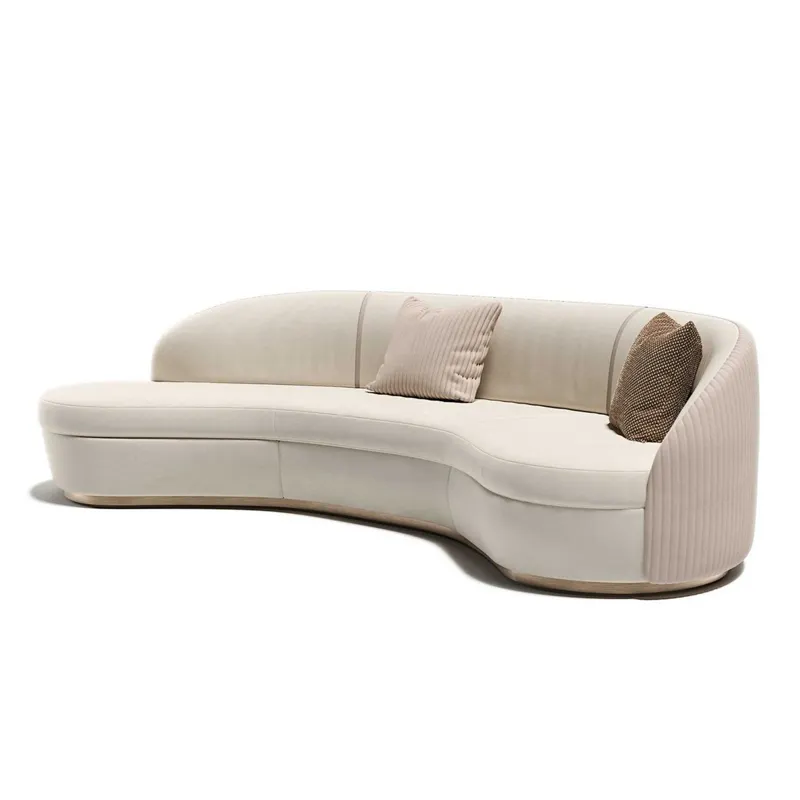 China manufacturer oem custom modern style living room New design armchair Metal leg leather fabric combination Hotel chair