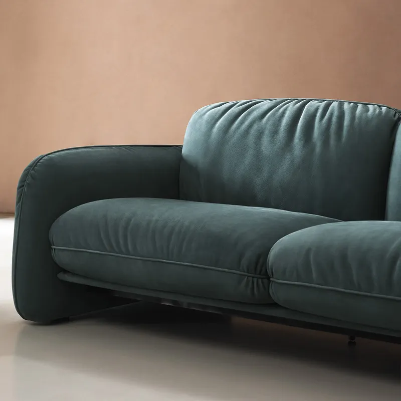 Italian style single sofa Technology fabric armchair villa living room high quality One Seat sofa