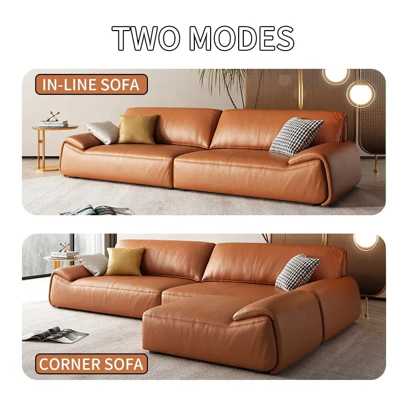 Leather 3 Seater Recliner Modern Sofa Set Furniture Sectional Modern Long Couch Living Room Sofas