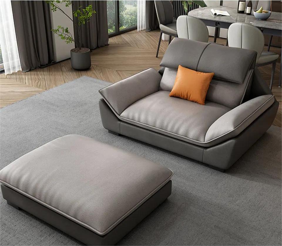 Modern design luxury living room villa hotel sofa furniture leather sofa set couch sofa