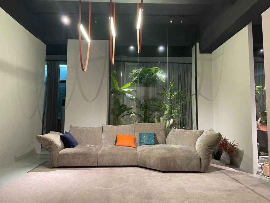 Wholesale of the latest Nordic luxury high-end sofasfabric sofas corner sofas4-seater sofas