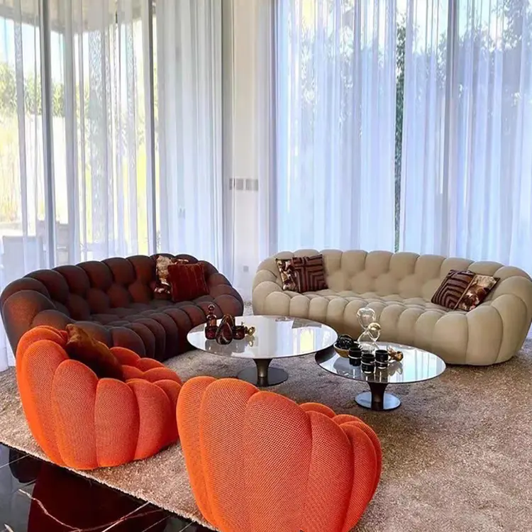 luxury Italian customized high-quality living room sofa couches