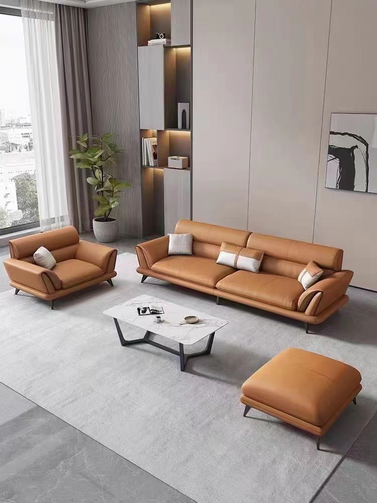 Luxury living room Unique shape sofa Italian minimalist custom furniture modern living room furniture sofa set