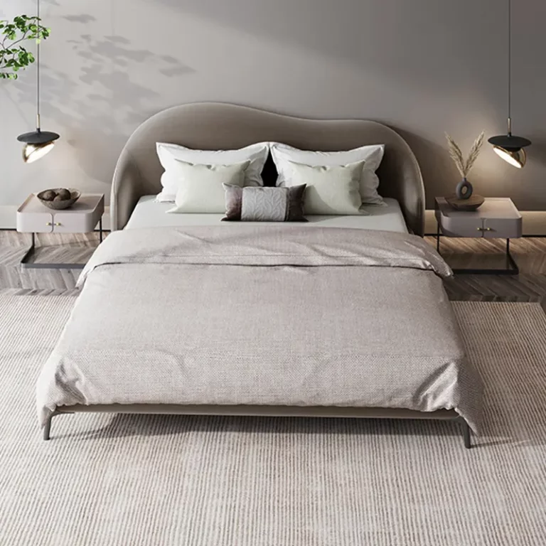 Luxury Double Queen King Size Bed Frame Modern Bedroom Sets Furniture Wooden Bed