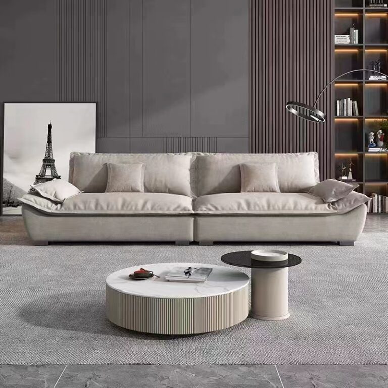 Italian light luxury deep sailing sofa modern minimalist latex sofa down technology cloth sofa for living room furniture