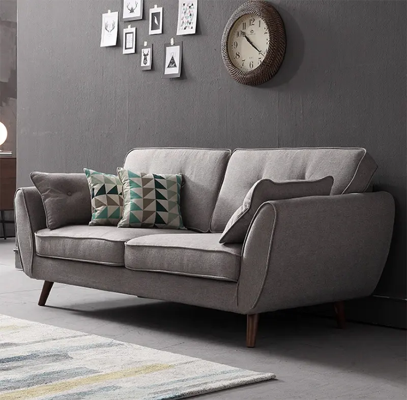 High Quality China Wholesale Living Room Sofas Modern Upholstered Sofa 2 Seater Sofa