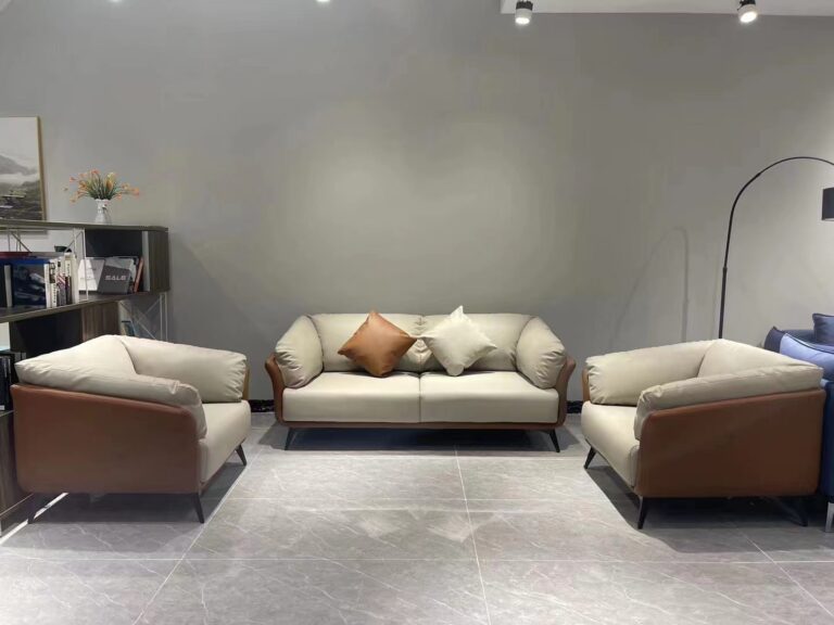 Nordic Style Fabric big sofa Modern Living Room Technology Fabric Latex Sofa home furniture set