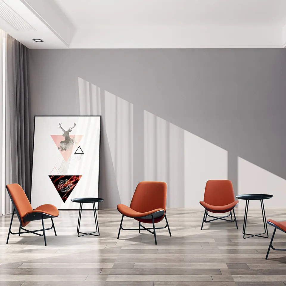 Wholesale Chair Supplier Custom High Quality Mold Foam Waiting Area Luxury Reception Design Lobby Chairs