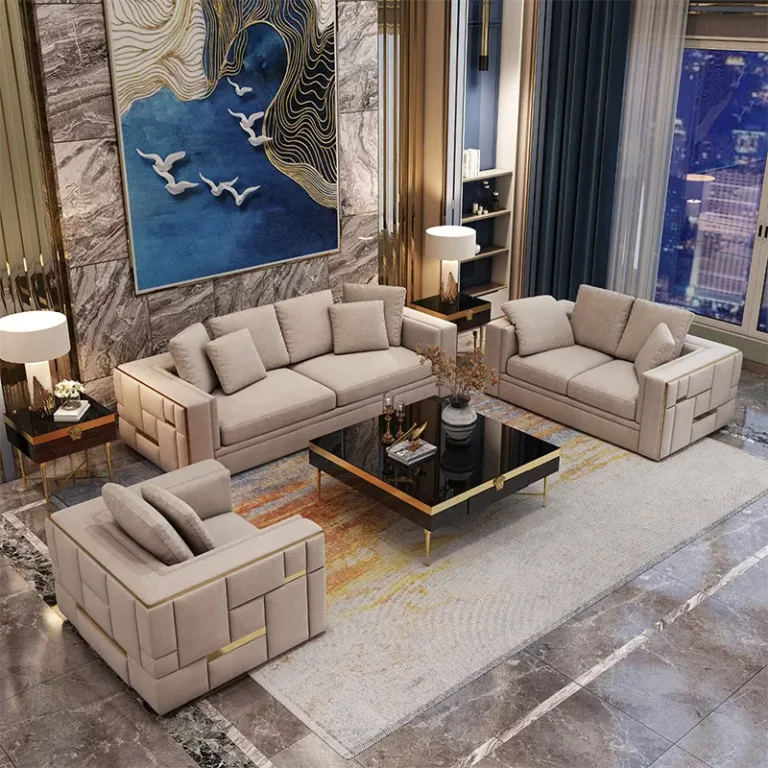 Italian luxury living room furniture modern l shape couch 1 2 3 seater fabric leather sofa set for home
