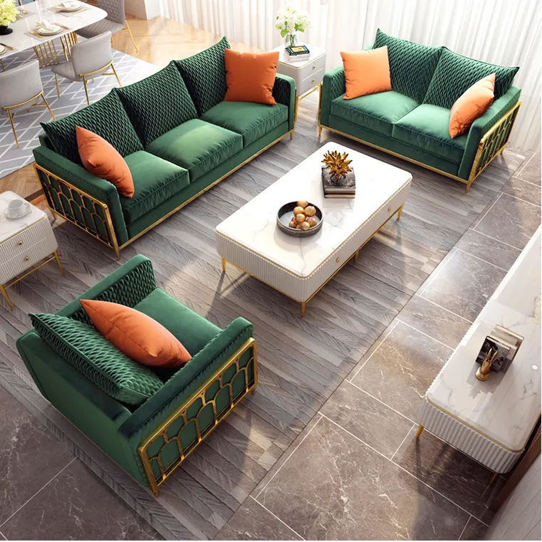 Luxury Throne Royal Wedding Sofa Furniture Set Home Furniture Fabric Bedroom Carton Paper Modern Living Room Sofa 3 Years