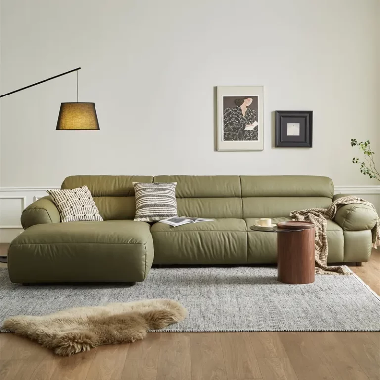 Modern Design Corner Couch Sofa Set L Shape Sectional Sofa Leather Living Room Sofas