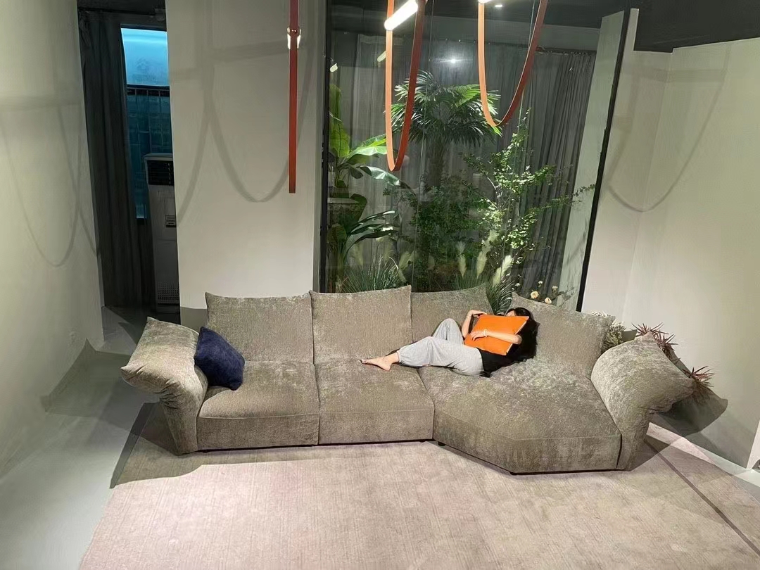 Wholesale of the latest Nordic luxury high-end sofasfabric sofas corner sofas4-seater sofas
