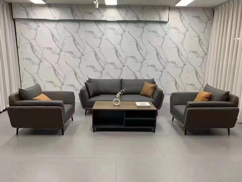 Wholesale Luxury Furniture Italian Leather Sectional Couch Sofa Set