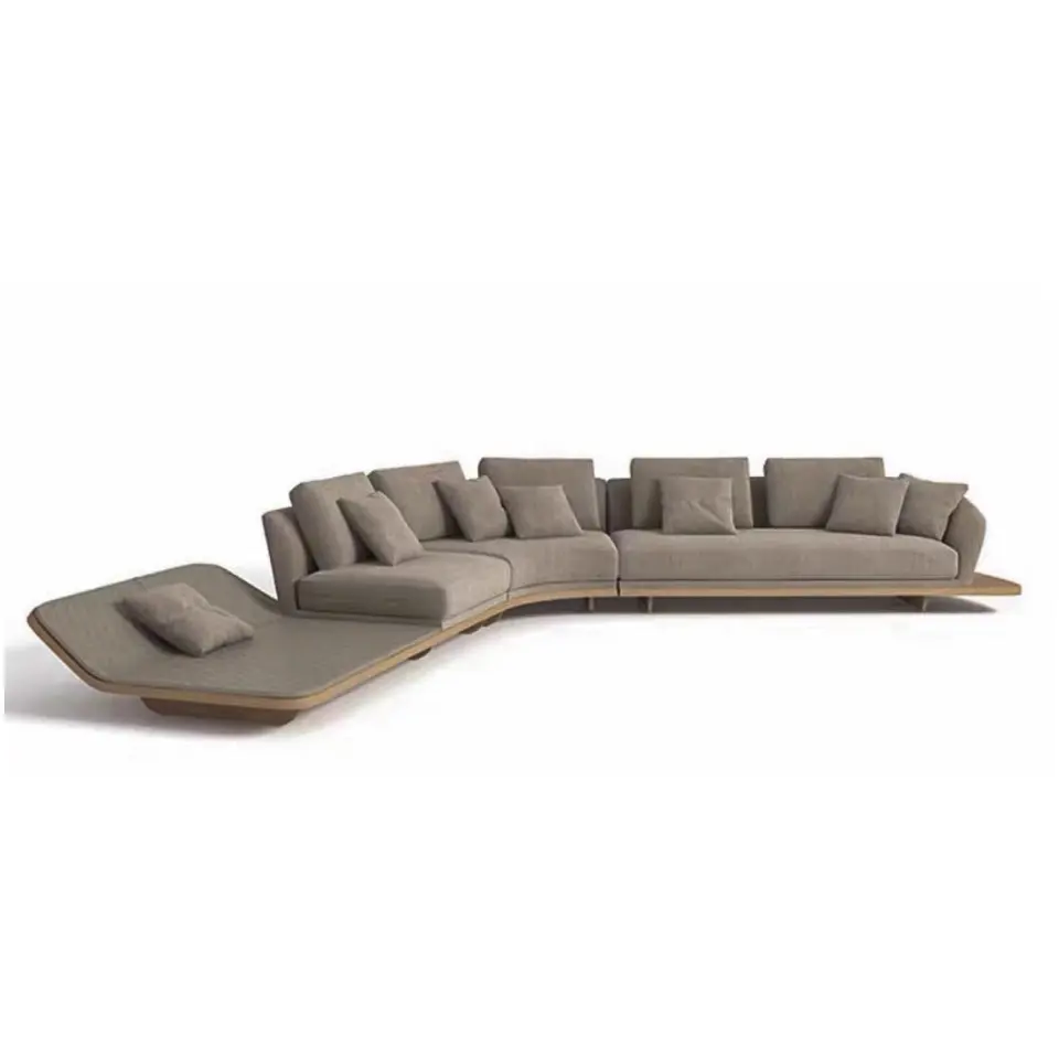 High-End Designer Style Luxury Villa Style Living Room Minimalist Modern Fabric Sofa