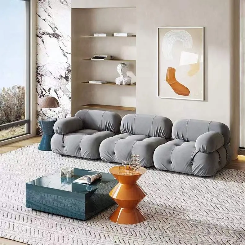 Super high quality modern comfort sofa set luxury living room furniture sofa new designs leather sectional sofa