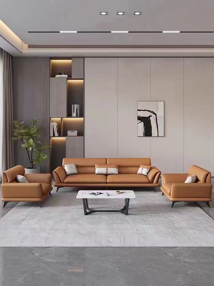 Luxury living room Unique shape sofa Italian minimalist custom furniture modern living room furniture sofa set