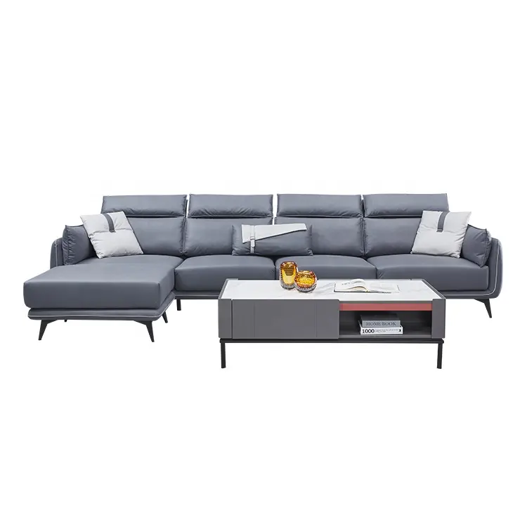 Italian Living Room Large Corner Combination Fabric Designer Sofa Living Room Custom Furniture Sofa