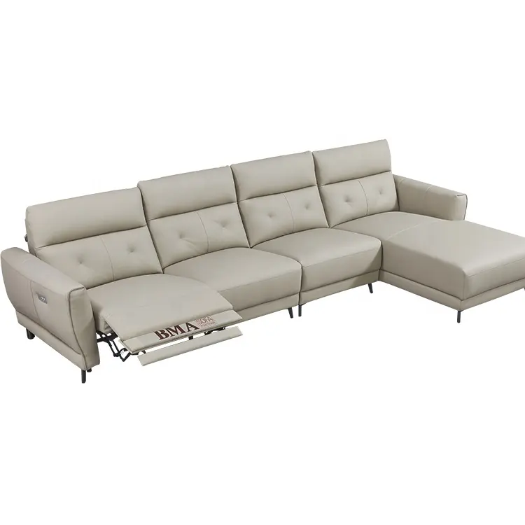 Living Room Furniture Smart Sofa Set Executive Button Tufted Leather Chesterfield Sofa Leather Couches And Sofas