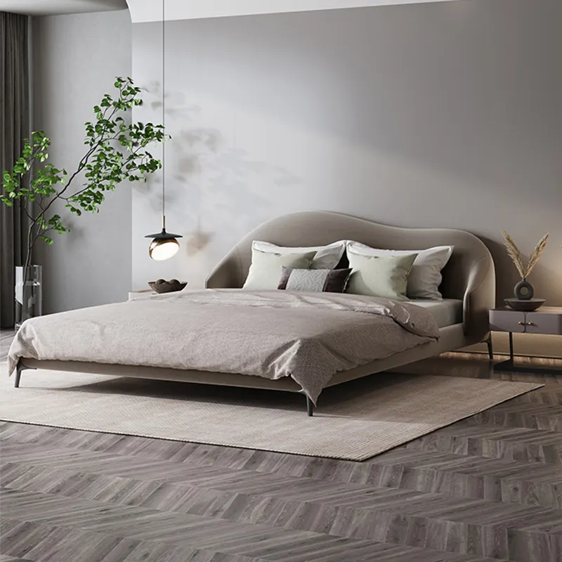 Luxury Double Queen King Size Bed Frame Modern Bedroom Sets Furniture Wooden Bed