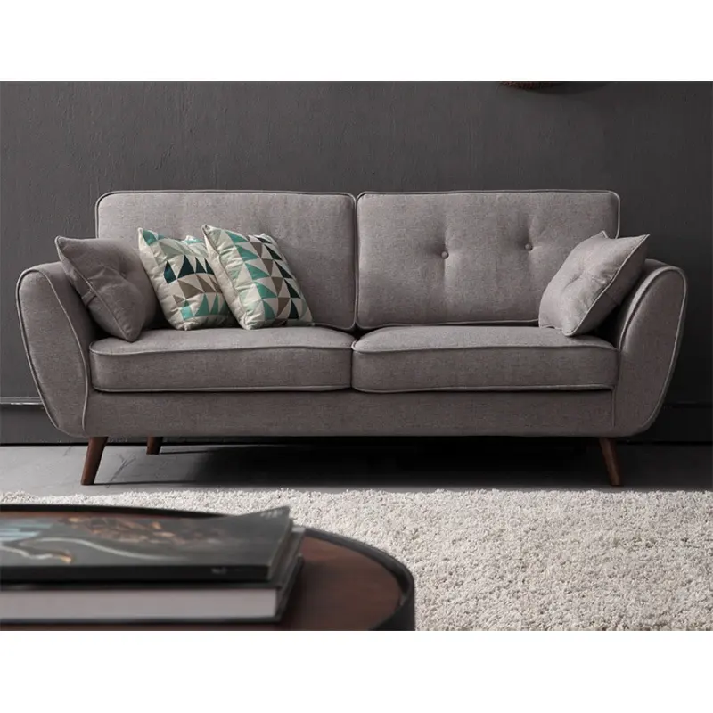 High Quality China Wholesale Living Room Sofas Modern Upholstered Sofa 2 Seater Sofa