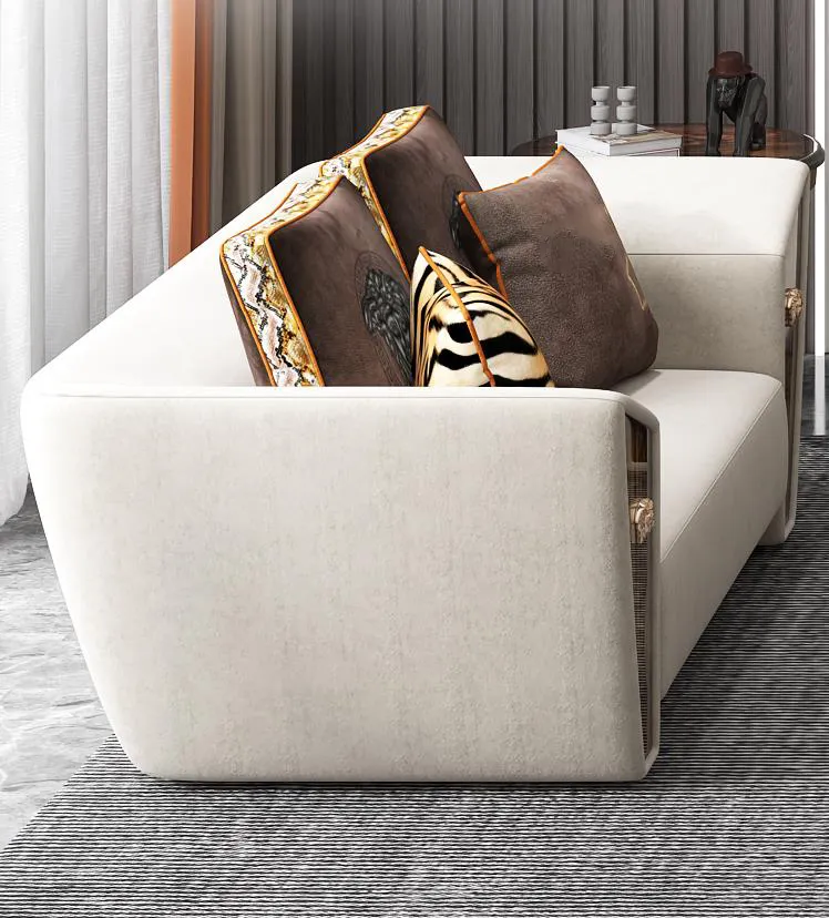wholesale price living room furniture modern l shape fabric corner sectional sofa set with wood leg