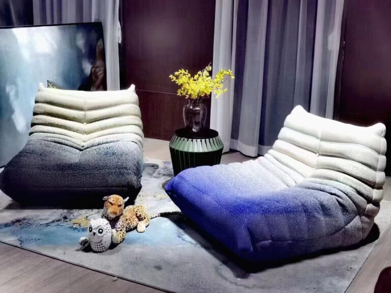 Nordic Living Room Chair Fabric Luxury Single Seater Sofa Accent Lounge Chairs Lazy Armchair