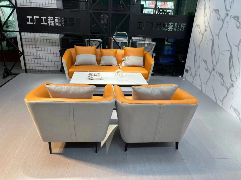 Nordic Dinning Chair Set Modern hotel luxury Fabric restaurant dining room chair