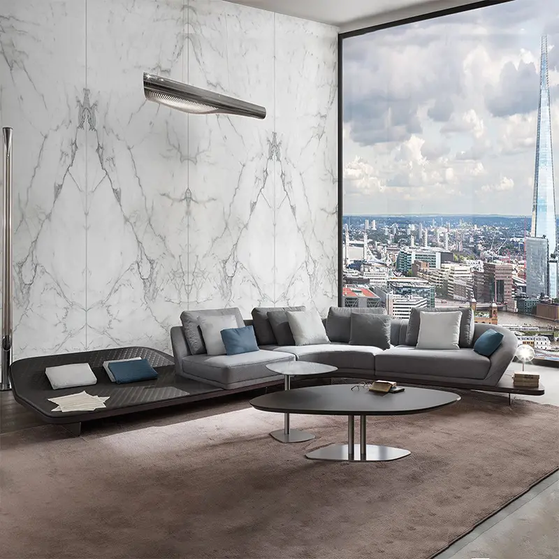 Tech Fabric Sofa Living Room Light Luxury Corner Modern French Sofa Cover Furniture Luxury home furniture set