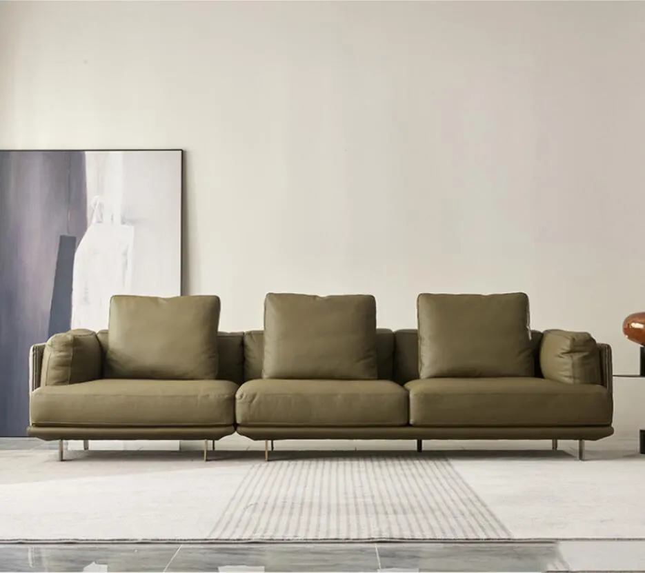 Modern Corner Sofa Set Designs Living Room L Shape sectional italian leather sofa