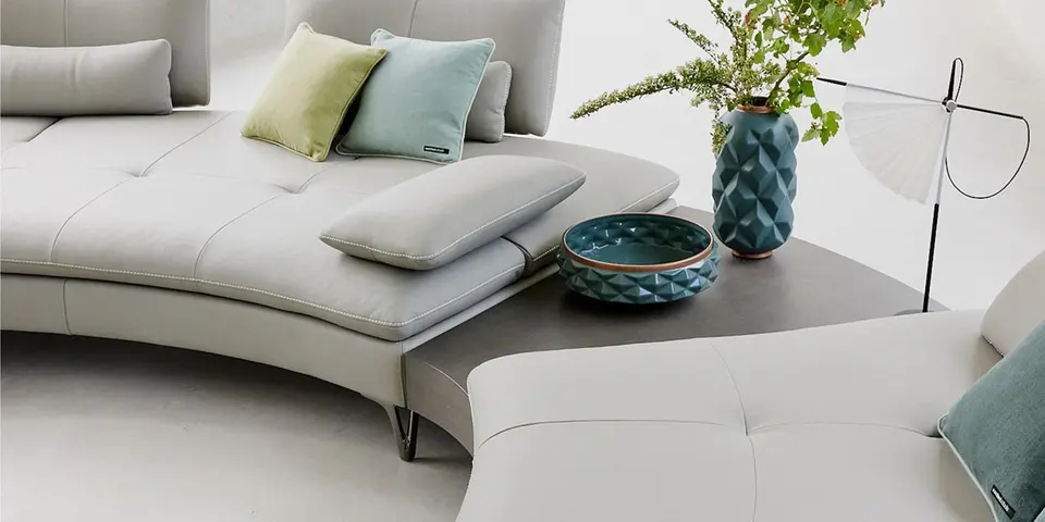 High-End Designer Style Luxury Villa Style Living Room Minimalist Modern Fabric Sofa