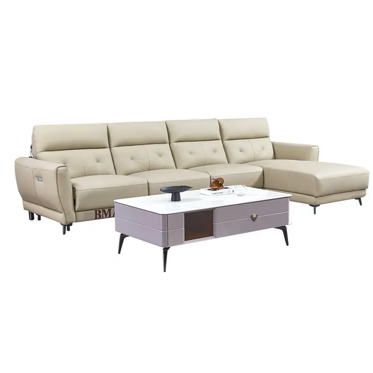 Living Room Furniture Smart Sofa Set Executive Button Tufted Leather Chesterfield Sofa Leather Couches And Sofas