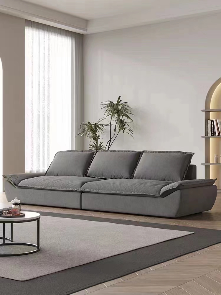 Italian light luxury deep sailing sofa modern minimalist latex sofa down technology cloth sofa for living room furniture