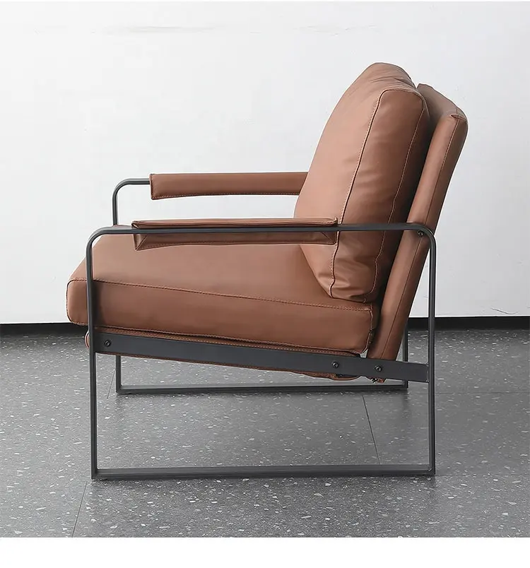 Hot sales Upholstered Dining Chair Simple Design Sofa Chair wholesale living room sofa