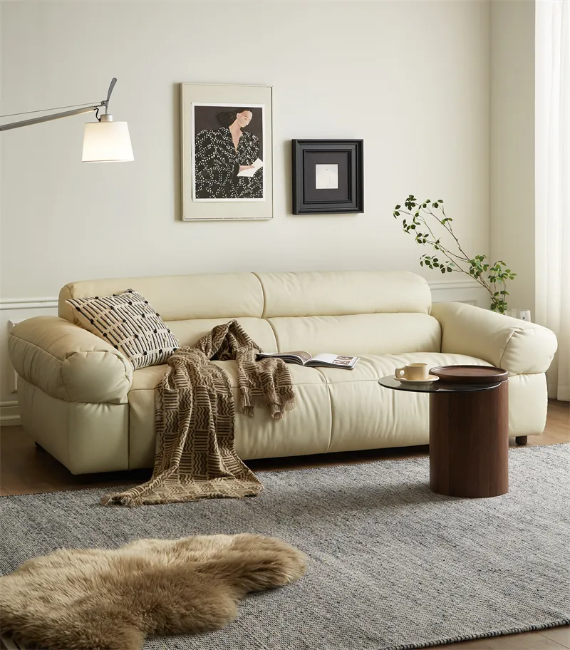 Modern Design Corner Couch Sofa Set L Shape Sectional Sofa Leather Living Room Sofas