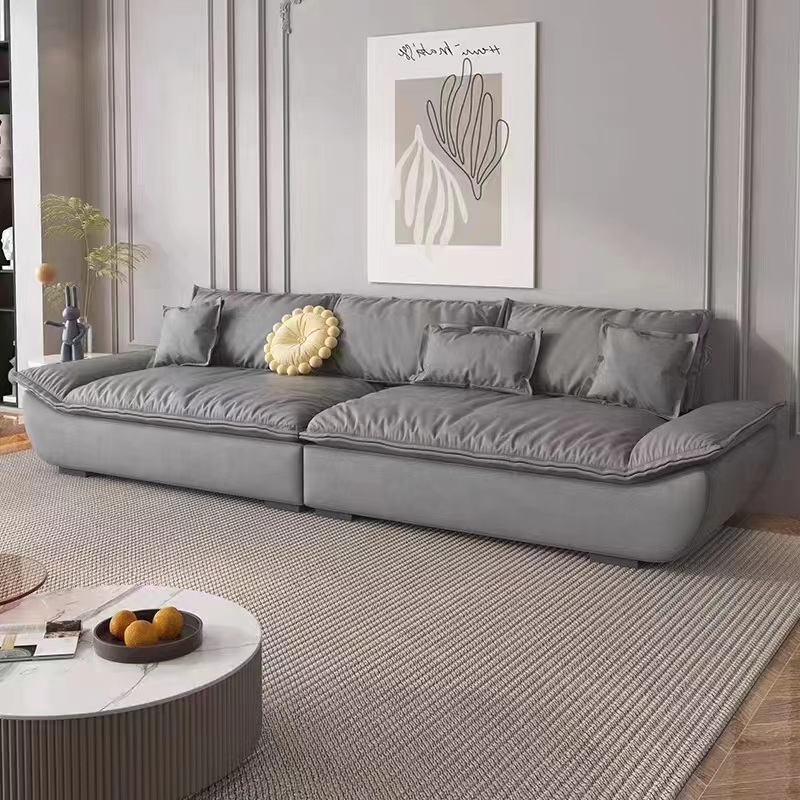 Italian light luxury deep sailing sofa modern minimalist latex sofa down technology cloth sofa for living room furniture
