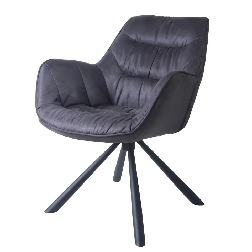 New design modern home luxury chair swivel dining chair high quality velvet soft seat armchair with 360 degree rotation