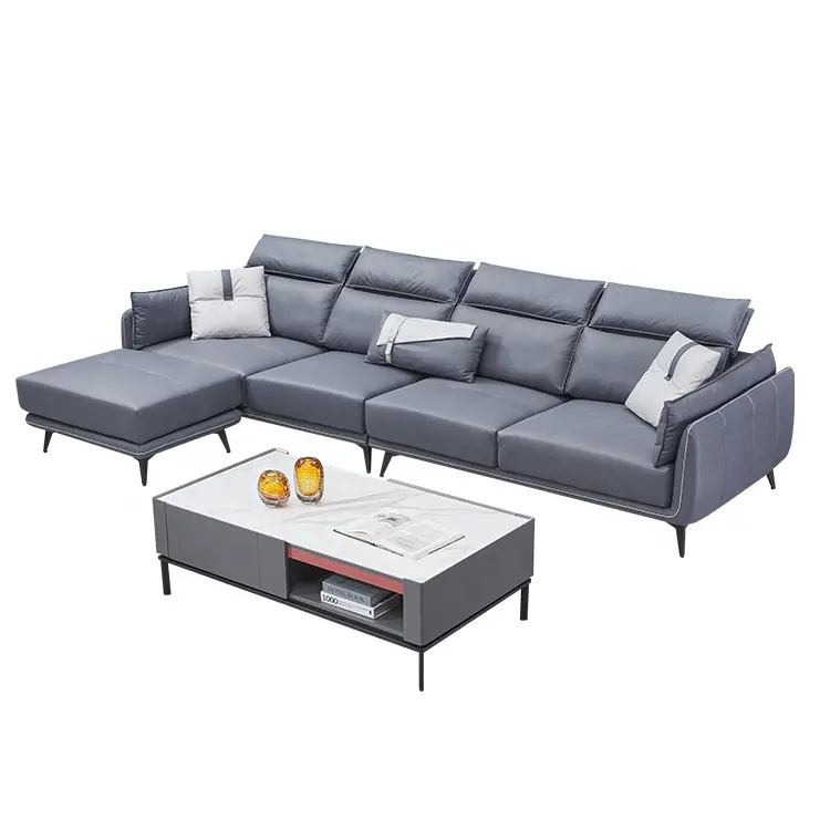Italian Living Room Large Corner Combination Fabric Designer Sofa Living Room Custom Furniture Sofa