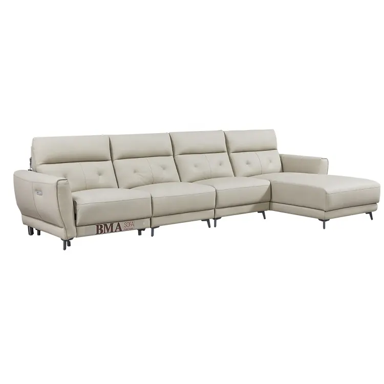 Living Room Furniture Smart Sofa Set Executive Button Tufted Leather Chesterfield Sofa Leather Couches And Sofas