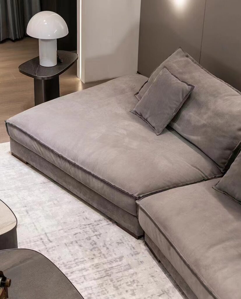 North American popular style contemporary style minimal design modular corner sectional sofa