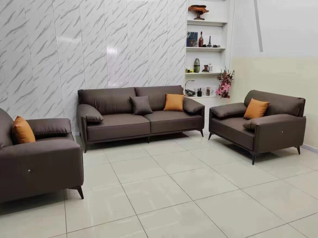 Luxury modular custom sectional home furniture soft interior linen leather  living room sofas