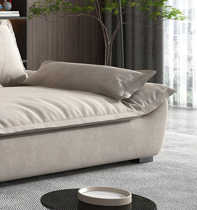 Italian light luxury deep sailing sofa modern minimalist latex sofa down technology cloth sofa for living room furniture